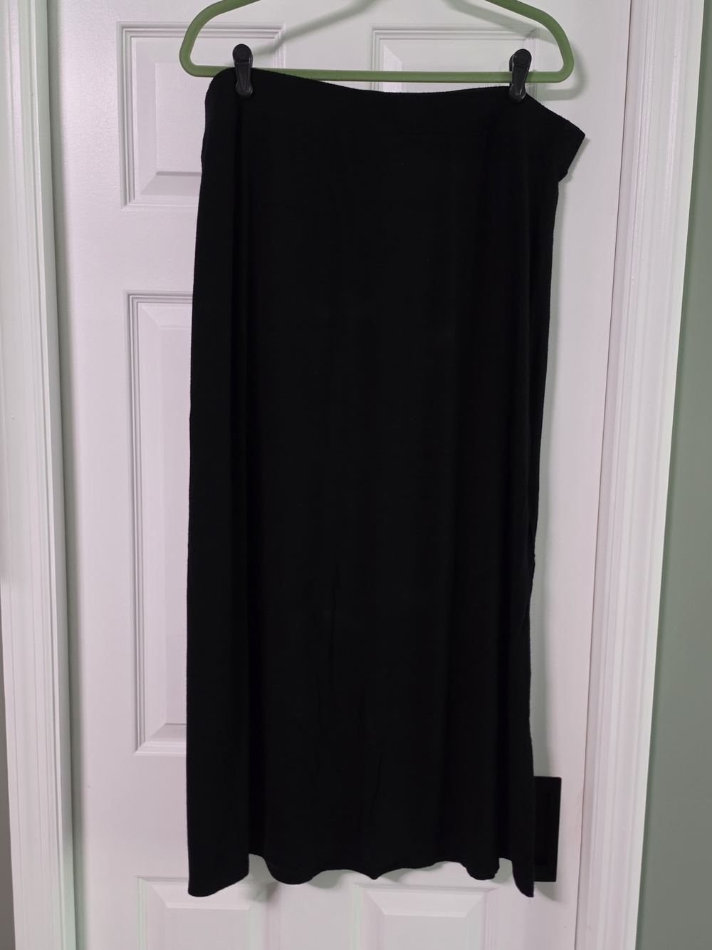 Apt. 9 Black Knit Maxi-Skirt, 1X
